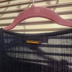 Michael Kors 3/4 navy top XL